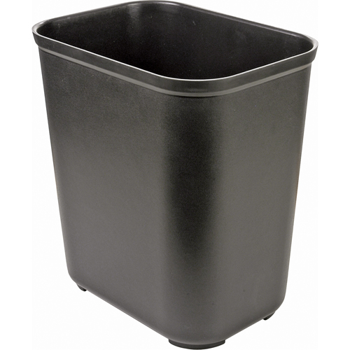 Fire Resistant Wastebasket, 28 Quarts, Fiberglass Fastek