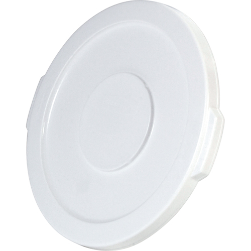 Round Brute&reg; Tops, Flat Lid, Plastic/Polyethylene, Fits Container Size: 15-5/8" Dia. Fastek
