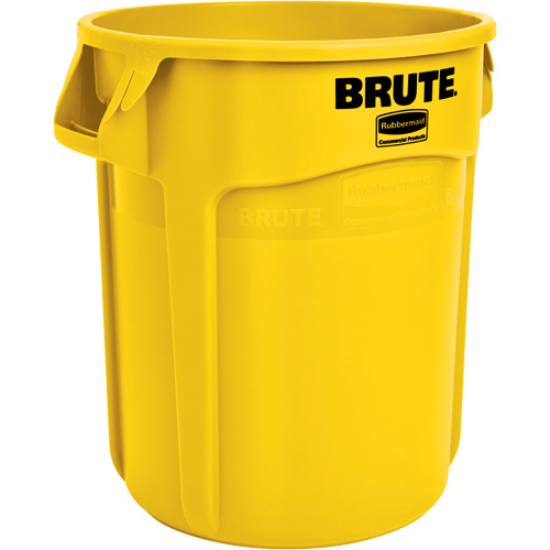Round Brute&reg; Containers, Polyethylene, 20 US gal. Fastek