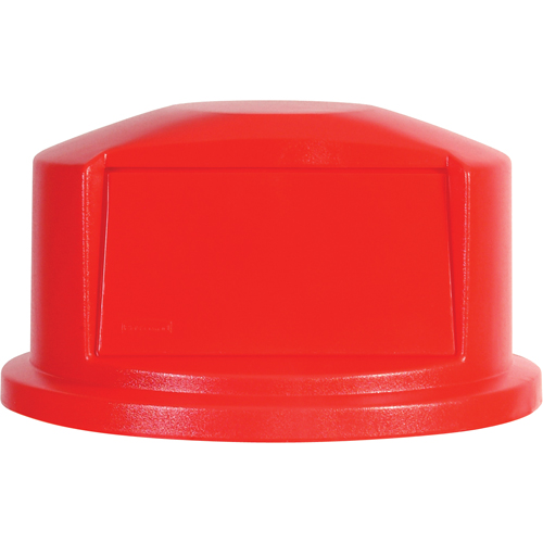 Round Brute&reg; Tops, Dome Lid, Plastic/Polyethylene, Fits Container Size: 22" Dia. Fastek