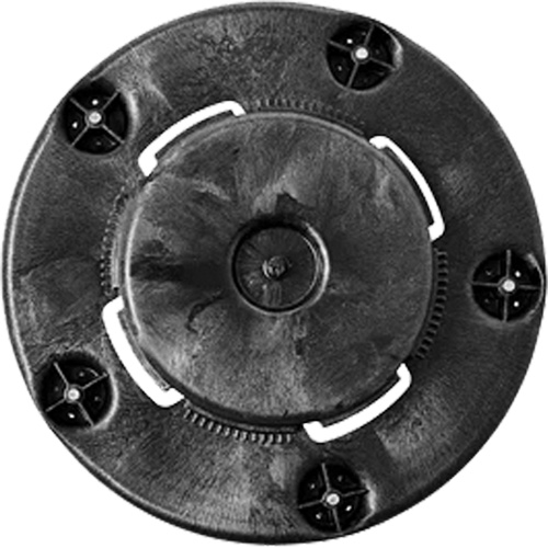 Chariot &agrave; visser Brute, Poly&eacute;thyl&egrave;ne, Noir, Convient aux contenants 20 - 55 US gal. Fastek