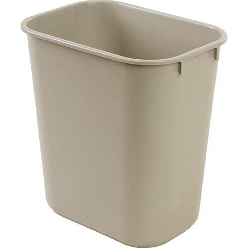 Soft Wastebasket, 28 qt., Plastic Fastek