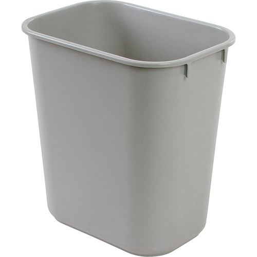 Soft Wastebasket, 28 Quarts, Plastic Fastek