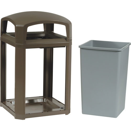 Cadre pour contenant Landmark Series Classique a/enveloppe rigide, Acier galvanis&eacute;, 35 gal. US Fastek