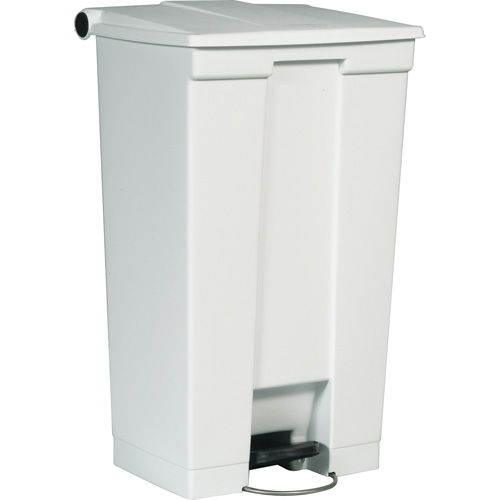 Flat Top Trash Can, Polyethylene, 23 US gal. Capacity Fastek