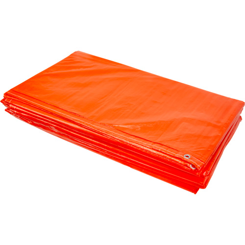 Insulated Tarps, Polyethylene, Orange, 20' x 12' x 8 mils Fastek