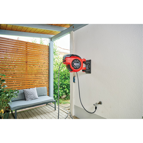 Cordless Water Hose Reel, 100' Fastek