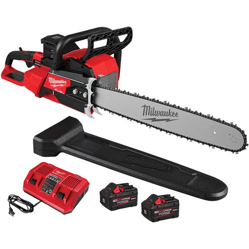 Fuel 20" Dual Battery Chainsaw Kit, Battery Powered, 5.8 HP Fastek