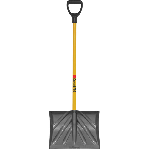 Pro Scraper Shovel, Polypropylene Blade, 18" Wide, D-Grip Handle Fastek