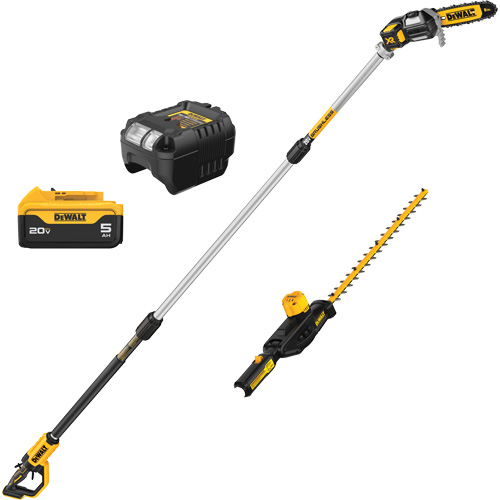 MAX Cordless Lithium-Ion Pole Saw & Pole Hedge Trimmer Combo Kit Fastek