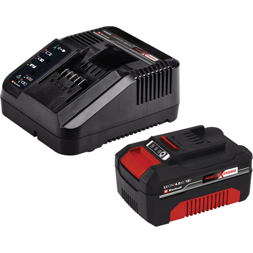 Ensemble tondeuse &agrave; gazon pouss&eacute;e sans fil, Pouss&eacute;e, &agrave; pile, Largeur de coupe 13" Fastek