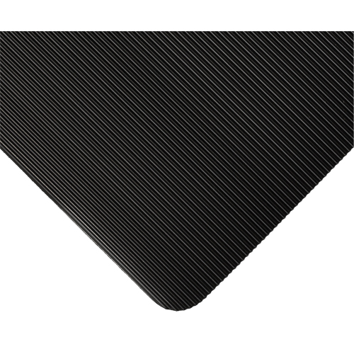 Standard Mat No.381, Ergonomic, 4' x 105' x 1/8", Black Fastek