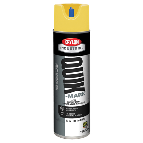Peinture de marquage industrielle invers&eacute;e &agrave; base de solvant Quik-Mark, 17 oz, Canette a&eacute;rosol Fastek