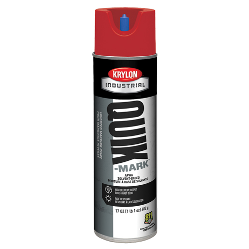 Peinture de marquage industrielle invers&eacute;e &agrave; base de solvant Quik-Mark, 17 oz, Canette a&eacute;rosol Fastek