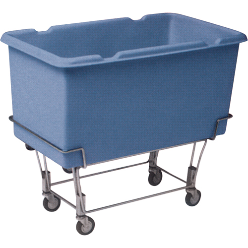 Starcart Elevated Box Truck, Polyethylene, 33" L x 19" W x 28" H, 5 cu. Ft. Volume, 200 lbs. Capacity Fastek
