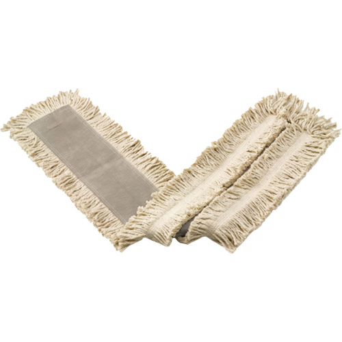 Looped & Cut-End Dust Mops, Slip On Style, Yarn, 24" L x 5" W Fastek
