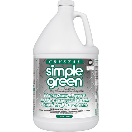 Crystal Simple Green&reg; Industrial Cleaner & Degreaser, 1 gal., Jug Fastek