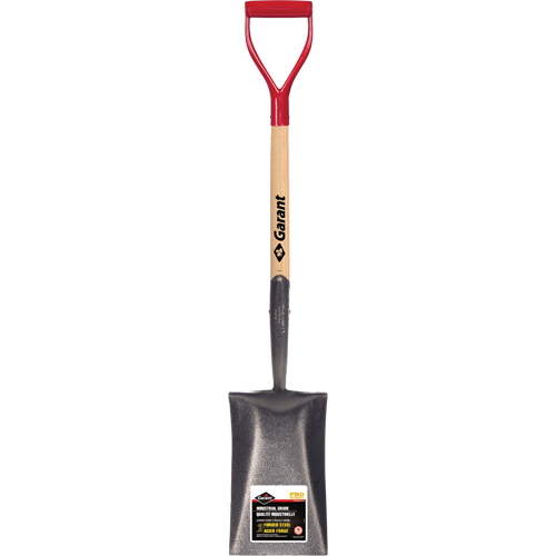 Pro Garden Spade, Wood, Forged Steel Blade, D-Grip Handle, 25-1/2" Long Fastek