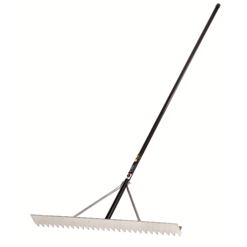 Pro Asphalt Rake, 36" W, Aluminum Blade, 28 Tines Fastek