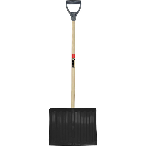 Nordic Snow Shovel, Polypropylene Blade, 17-3/4" Wide, D-Grip Handle Fastek