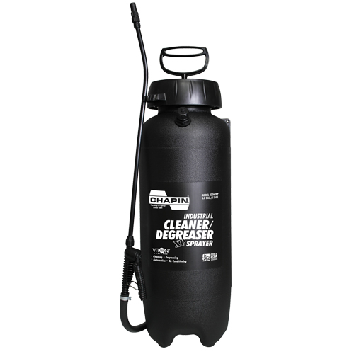 Industrial Viton Cleaner & Degreaser Sprayer, 3 gal. (11.36 L), Plastic/Polyethylene, 18" Wand Fastek