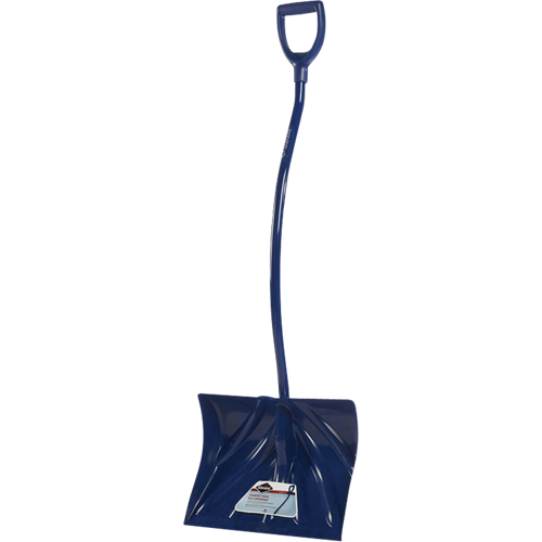 Yukon Snow Shovel, Polypropylene Blade, 18" Wide, Ergonomic D-Grip Handle Fastek