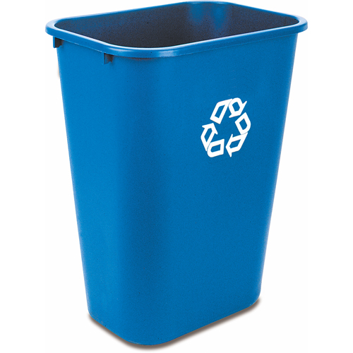Recycling Container , Deskside, Plastic, 41-1/4 US Qt. Fastek