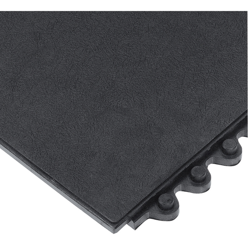 24/Seven&reg; Matting, Rubber, 3' W x 3' L, 5/8" Thick, Black Fastek