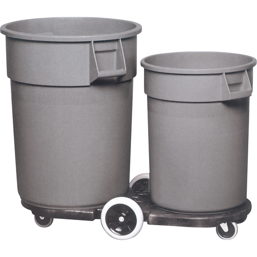 Socle roulant Tandem Brute, Noir Fastek