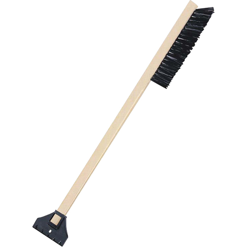 Snow Brush, 25" Long, Beige/Black Fastek