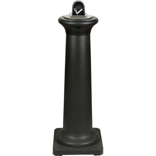 Groundskeeper Tuscan Cigarette Waste Collector, Free-Standing, Metal, 1 US gal. Capacity, 38-1/2" Height Fastek