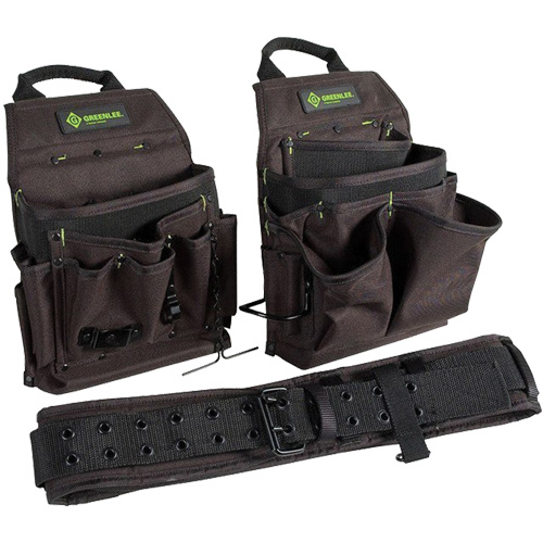 Tool Belt Combo, Polyester, Black Fastek