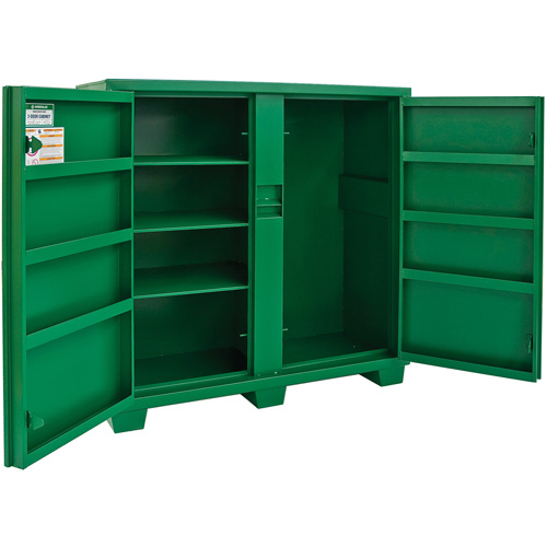 Utility Cabinet, Steel, Green Fastek