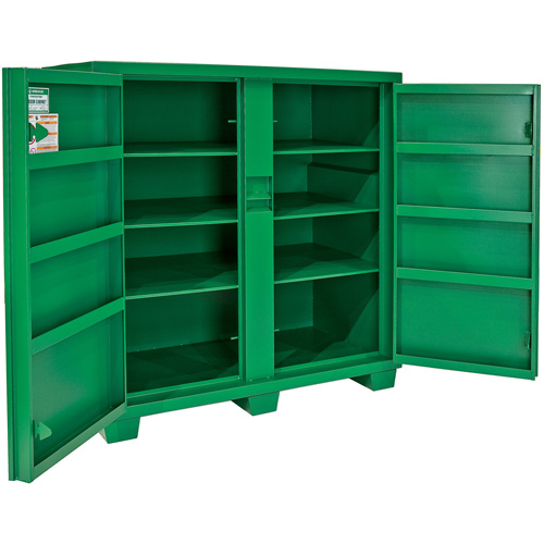Cabinet Box, Steel, Green Fastek