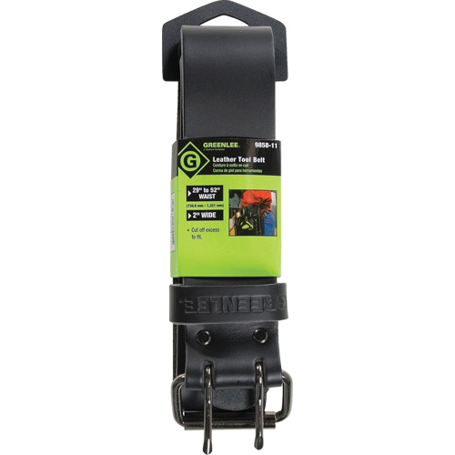 Tool Belt, Leather, Black Fastek