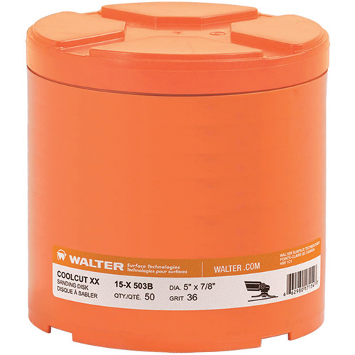 Coolcut XX Sanding Disc, Aluminum Oxide/Ceramic, 60, 5" Dia x 7/8" Arbor Fastek