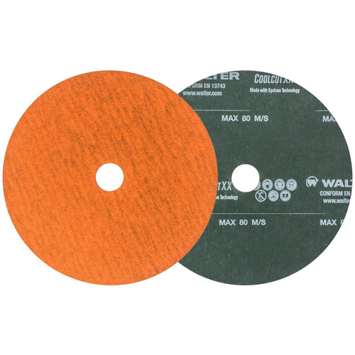 Coolcut XX Sanding Disc, Aluminum Oxide/Ceramic, 24, 5" Dia x 7/8" Arbor Fastek