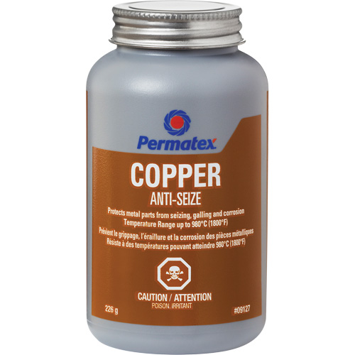 Copper Anti-Seize, 227 g, Brush Top Can, 1800°F (982°C) Max Temp. Fastek