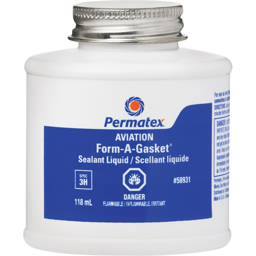 Aviation Form-A-Gasket&reg; No. 3 Sealant Liquid, 118 ml, Bottle Fastek