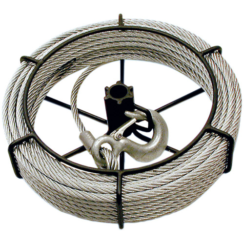 JGP-75A 3/4 Ton 100' Cable Assembly For JET Wire Grip Pullers Fastek
