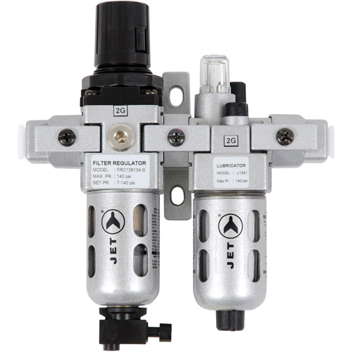 AFRLCM14 2-Piece Miniature Air Filter, Regulator & Lubricator, 1/4" NPT Fastek