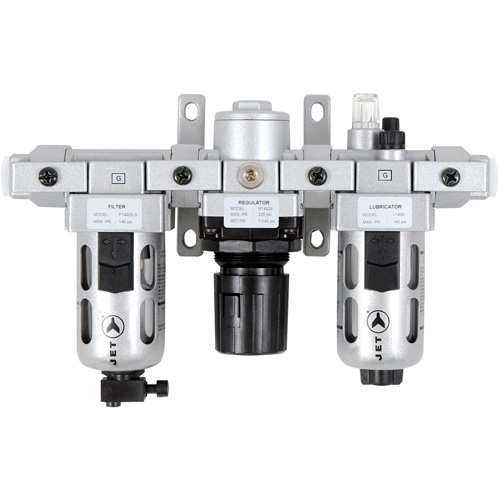 AFRLMI38 3-Piece Intermediate Air Filter, Regulator & Lubricator, 3/8" NPT Fastek