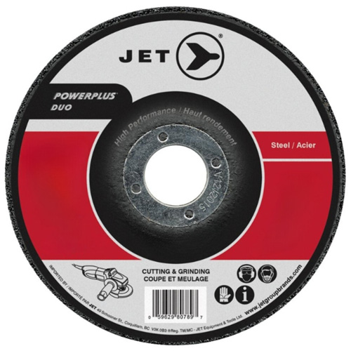 A24R POWERPLUS Grinding Wheel, 9" x 1/4", 7/8" Arbor, Type 27 Fastek