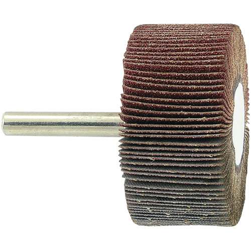 Shaft Mounted Flapwheel, 80 Grit, 2" x 1" x 1/4" Fastek