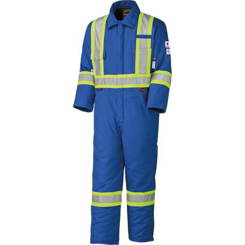 5522A High Visibility FR Rated & Arc Rated Safety Coveralls, Size 2X-Large, Royal Blue, 58 cal/cm² Fastek