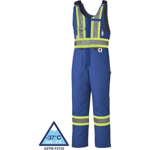 5524A High-Visibility Flame-Resistant Quilted Safety Coveralls, 2X-Large, Royal Blue Fastek