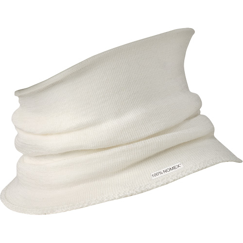 C207 Neck Warmer & Wind Guard, White, Nomex&reg; Fastek