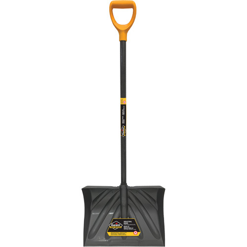 Pro Snow Shovel, Polypropylene Blade, 13-1/2" Wide, D-Grip Handle Fastek