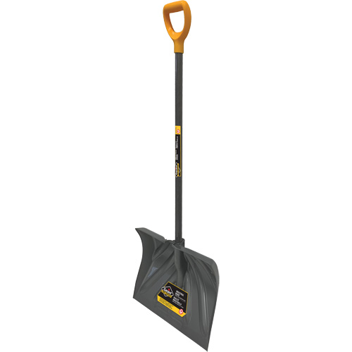 Pro Snow Shovel, Polypropylene Blade, 13-1/2" Wide, D-Grip Handle Fastek