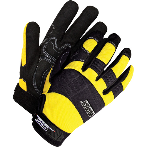 Heavy-Duty Performance Gloves with Padded Palms, Synthetic Palm, Size 2X-Large Fastek